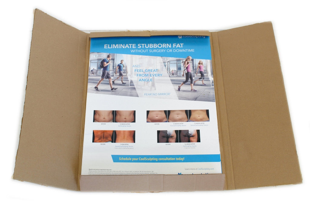 Coolsculpting Eliminate Stubborn Fat - High-Quality Window Clings Easy to Remove