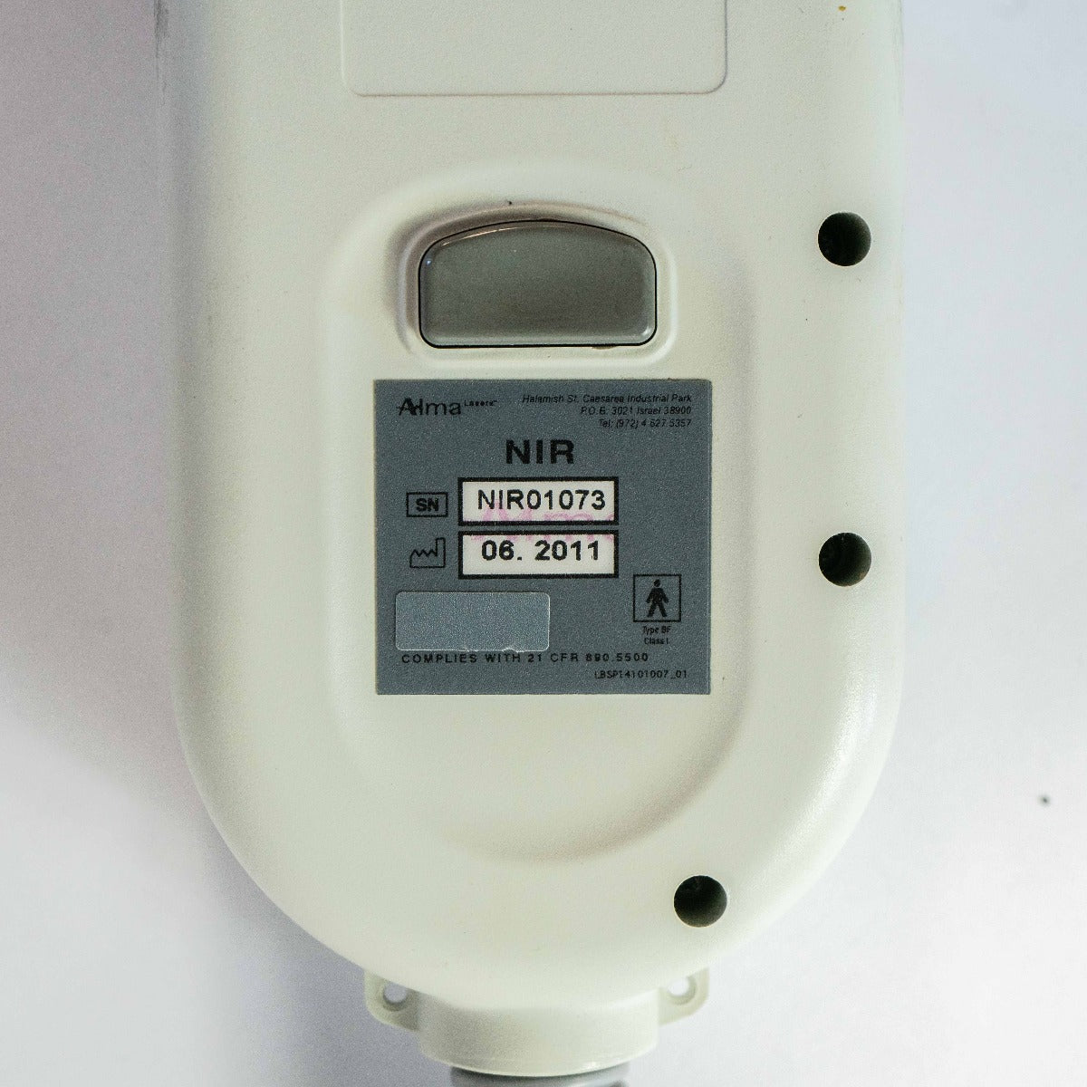 2011 Alma Laser Soprano NIR Handpiece Anti Aging IPL Infrared 1000-1500nm AS-IS