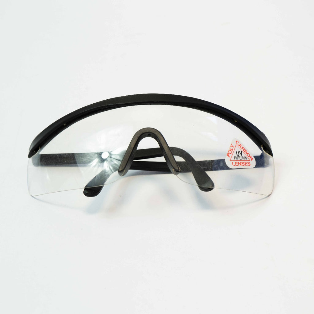Industrial Clear Poly Carbonate UV Protection Lens Safety Glasses