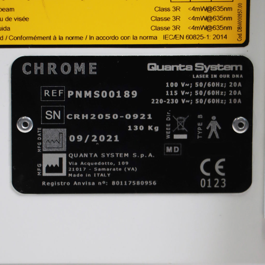 2021 Quanta System Chrome System Serial