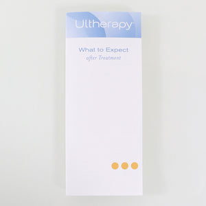 2012 Ulthera Ultherapy 'What To Expect After Treatment' Trifold Brochure 16x