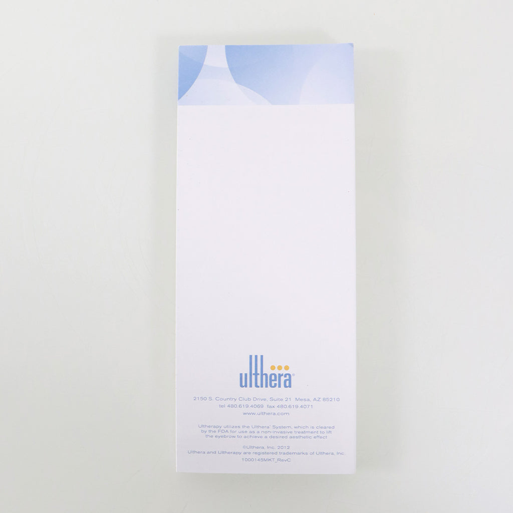 2012 Ulthera Ultherapy 'What To Expect After Treatment' Trifold Brochure 16x