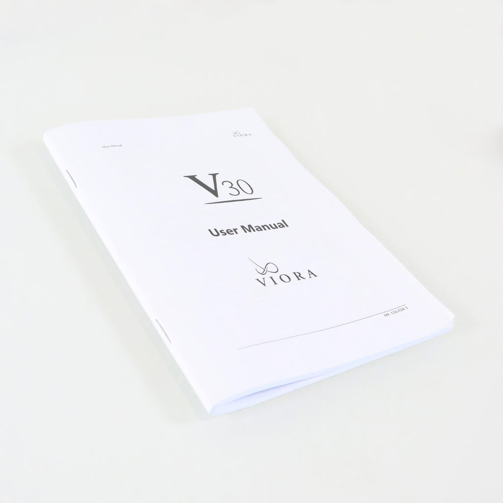 2020 Viora V30 IPL Radio Frequency RF User Manual Guide MK-124-FDA S