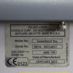 2012 Candela GentleMax Pro Laser Hair Removal System