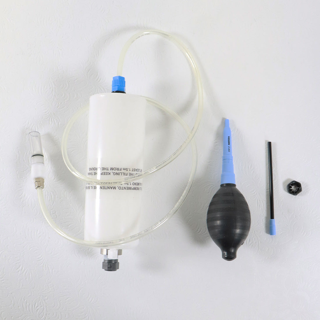Deionized Water Only Reservoir Fill Kit Tank w/ Hand Duster Compression Nozzle