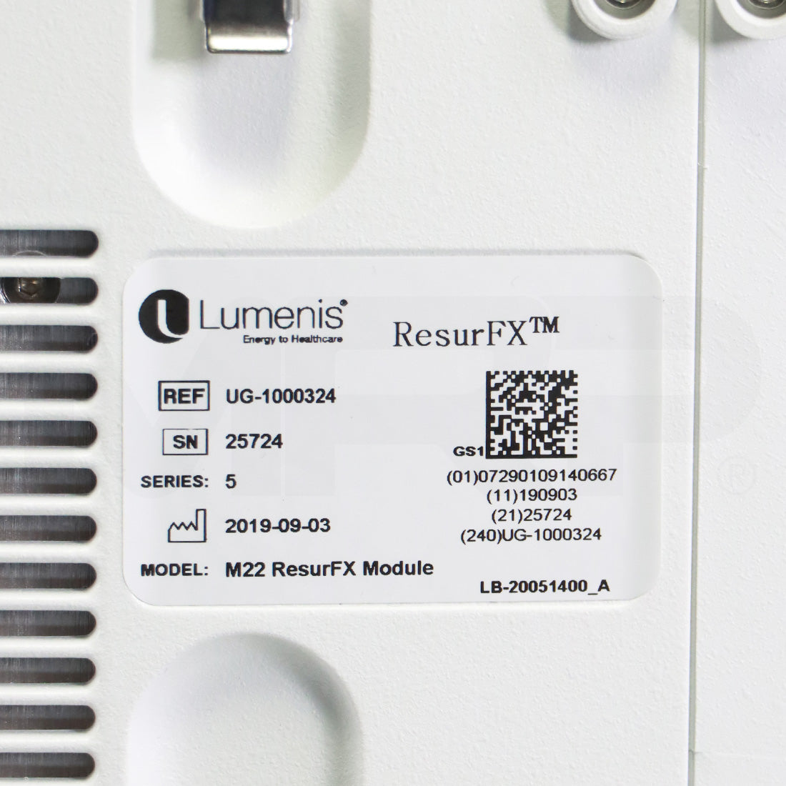 2019 Lumenis M22 IPL Laser System W/ ResurFX GA-0005200
