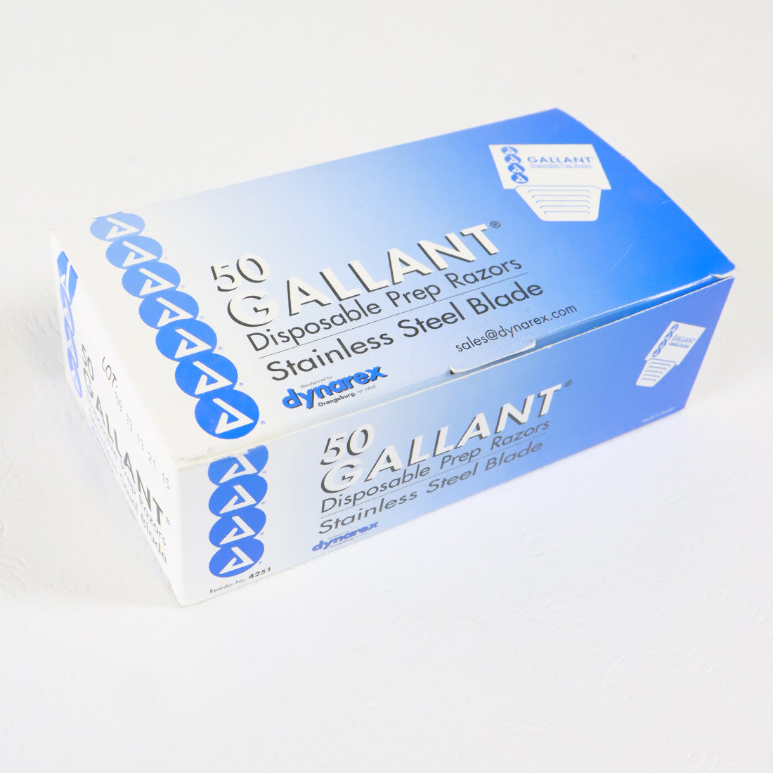 Dynarex Gallant Surgical Prep Disposable Razor Stainless Steel Blade x50