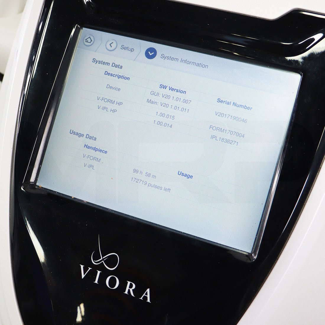 2017 Viora V20 IPL Form RF Skin Tightening Acne Hair Removal Lesions