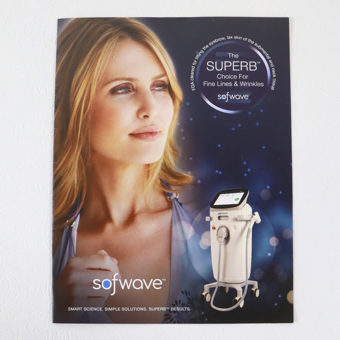 2012 Sofwave The Superb Fine Lines & Wrinkles Marketing Booklet PB00009-7US