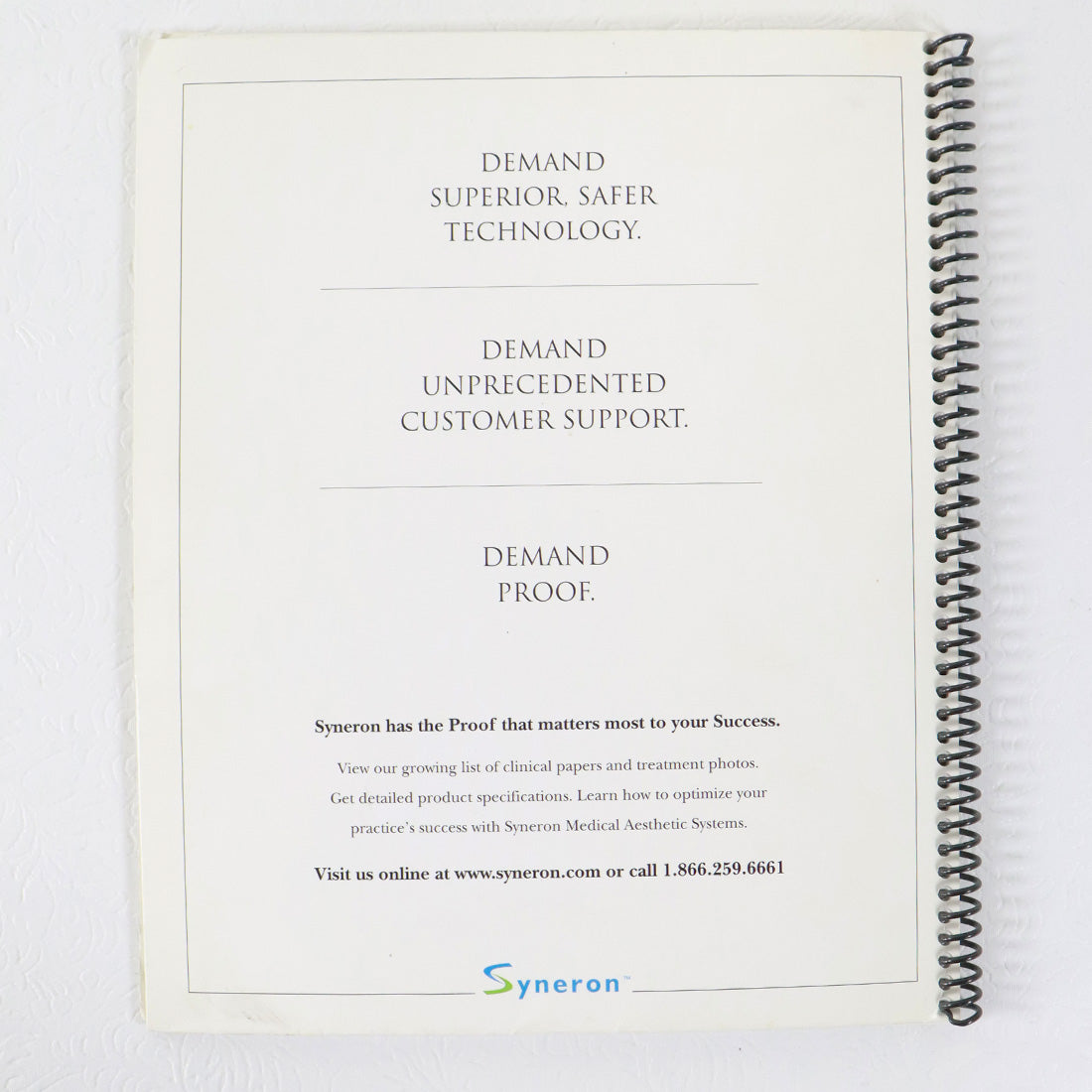 2006 Syneron VelaSmooth Cellulite Treatment Clinical Manual Guide Rev 1.1