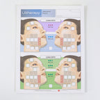 Ulthera Ultherapy Patient Record Face Record Sheet 4.5mm 3mm 16x Sheets