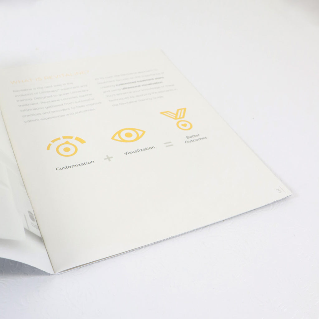 2016 Ulthera Ultherapy Revitaline Training Guide Manual Skin Tighten ML01760-01