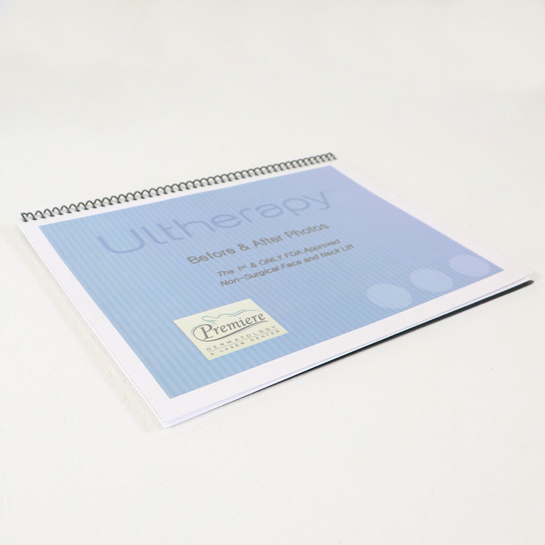 Ulthera Ultherapy Before & After Treatment Photos Booklet Spiral Bound