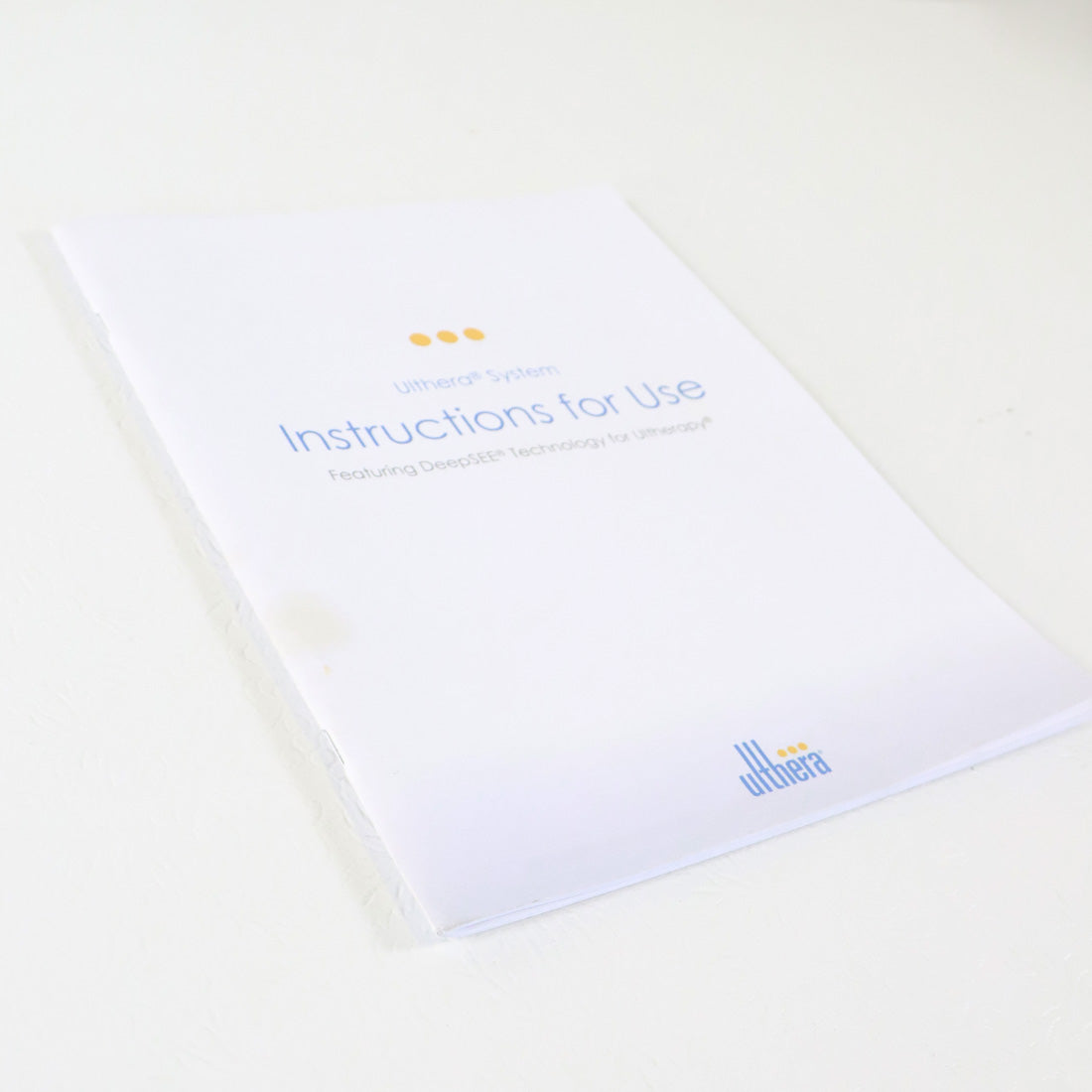 2012 Ulthera DeepSee Ultherapy Instructions for Use User Manual Guide 1000931IFU