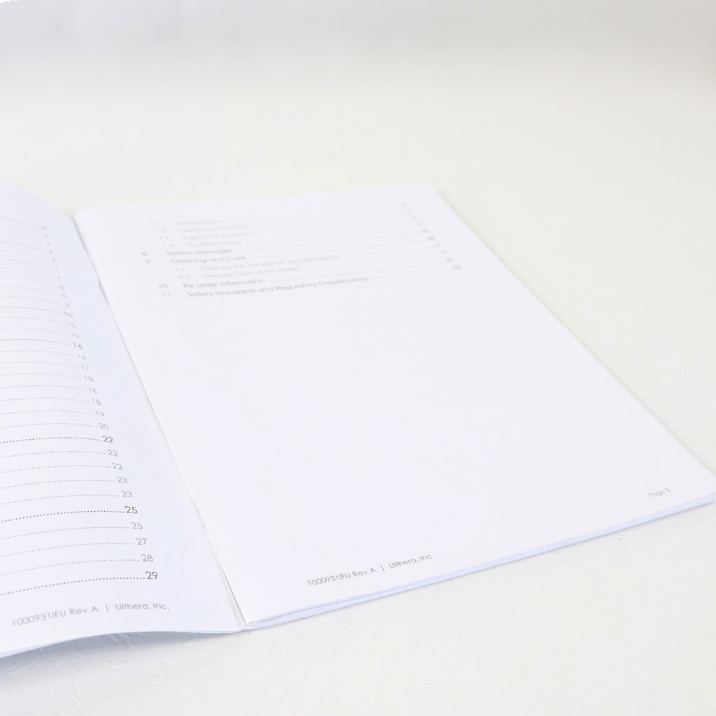 2012 Ulthera DeepSee Ultherapy Instructions for Use User Manual Guide 1000931IFU