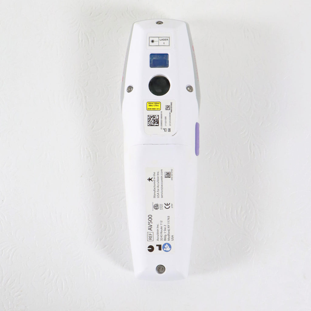 AccuVein Vein Finder HF580 w/ Illuminator Rolling Stand AV500 HP Handpiece