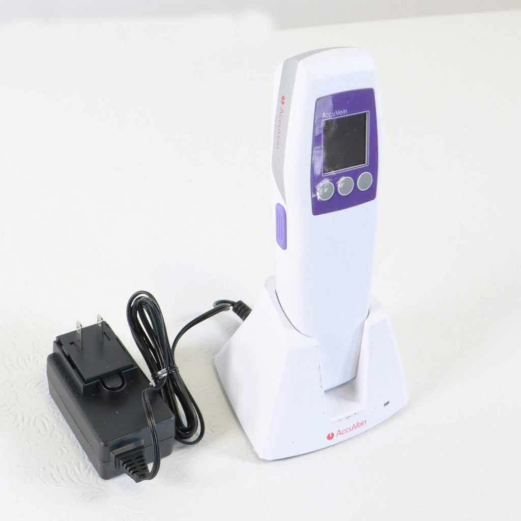 AccuVein Vein Finder HF580 w/ Rolling Stand Illuminator AV500 HP Handpiece