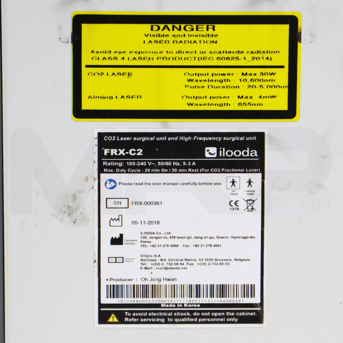 2018 Ilooda Fraxis Duo System Serial