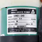 Candela VBeam DI Water Pump IWAKI 0610060677 As-Is