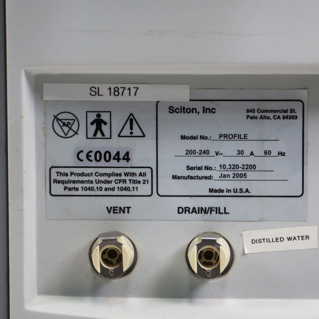 2005 Sciton Profile Skin Resurfacing Nd:YAG Er:Yag 1064nm 2940nm System