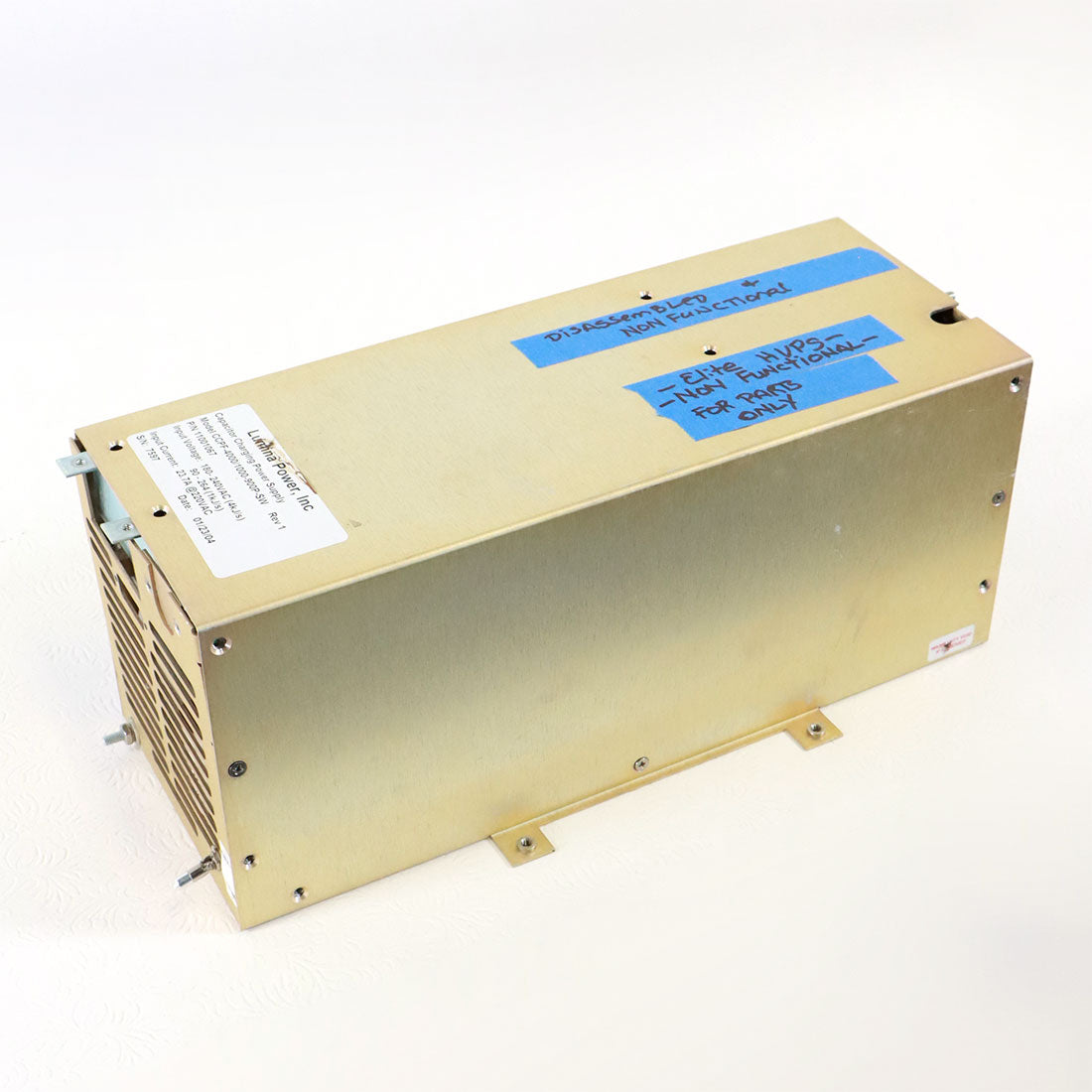 Lumina Cynosure Apogee Elite Capacitor Charging Power Supply 11001067 Parts