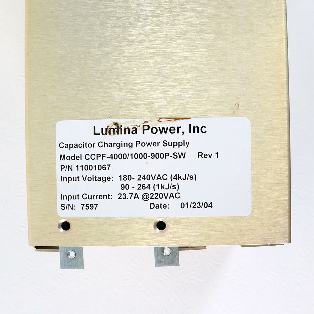 Lumina Cynosure Apogee Elite Capacitor Charging Power Supply 11001067 Parts