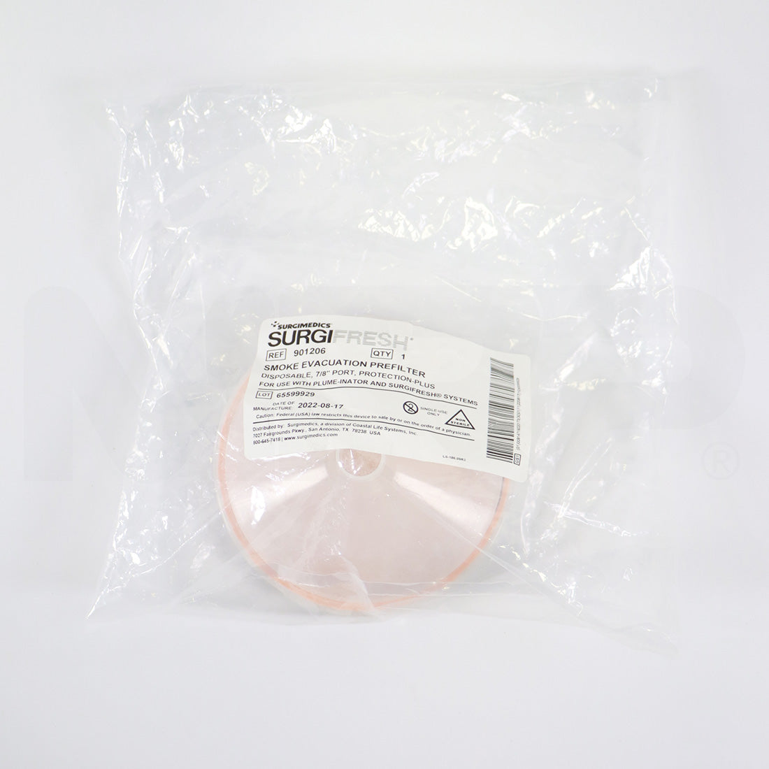 SurgiMedics Filter SurgiFresh Protection Plus Surgi Fresh 7/8" Prefilter 901206