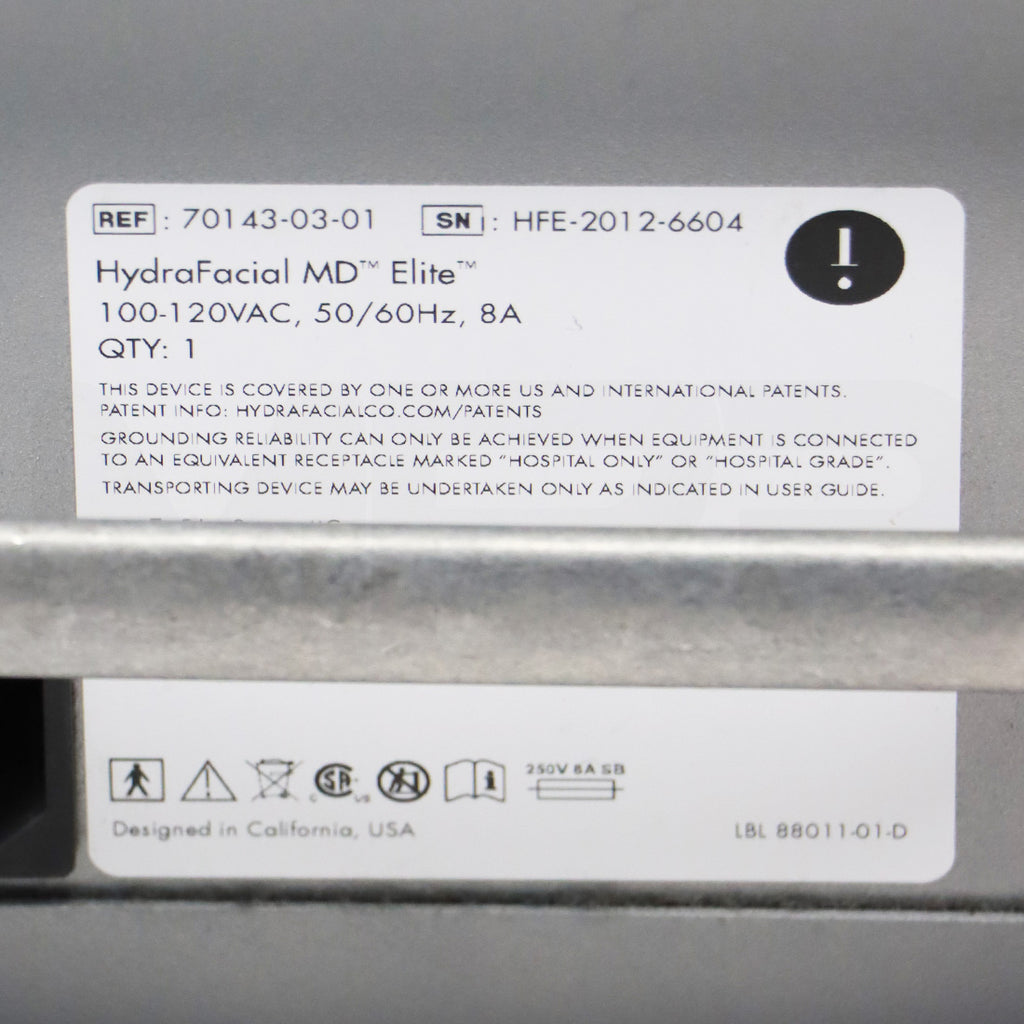 2012 Edge Systems Hydrafacial MD Elite Hydradermabrasion Skin Treatment Device