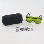 LaserVision Uvex PPE IPL Safety Glasses Green Lens Black Frame YAG CO2