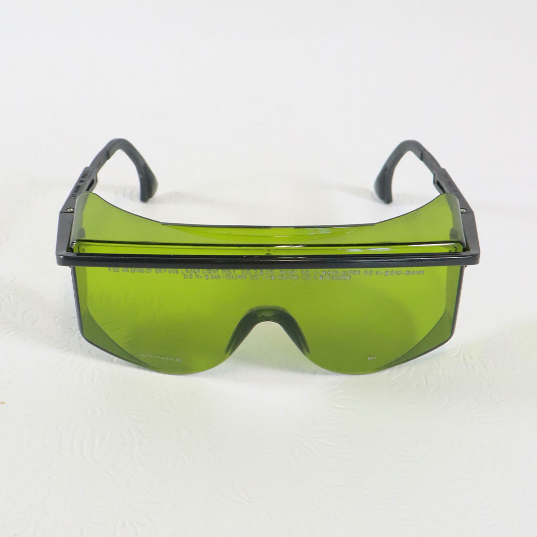 LaserVision Uvex PPE IPL Safety Glasses Green Lens Black Frame YAG CO2