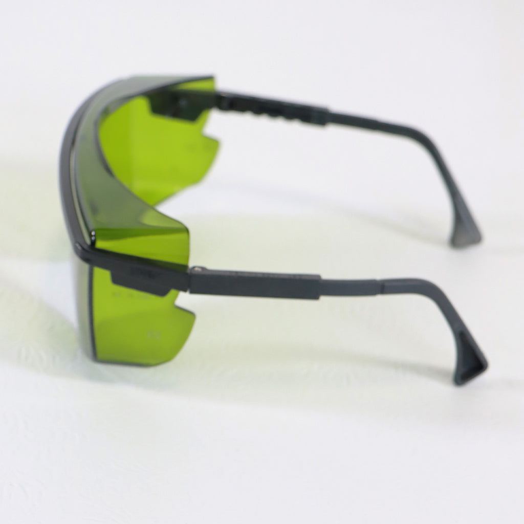 LaserVision Uvex PPE IPL Safety Glasses Green Lens Black Frame YAG CO2