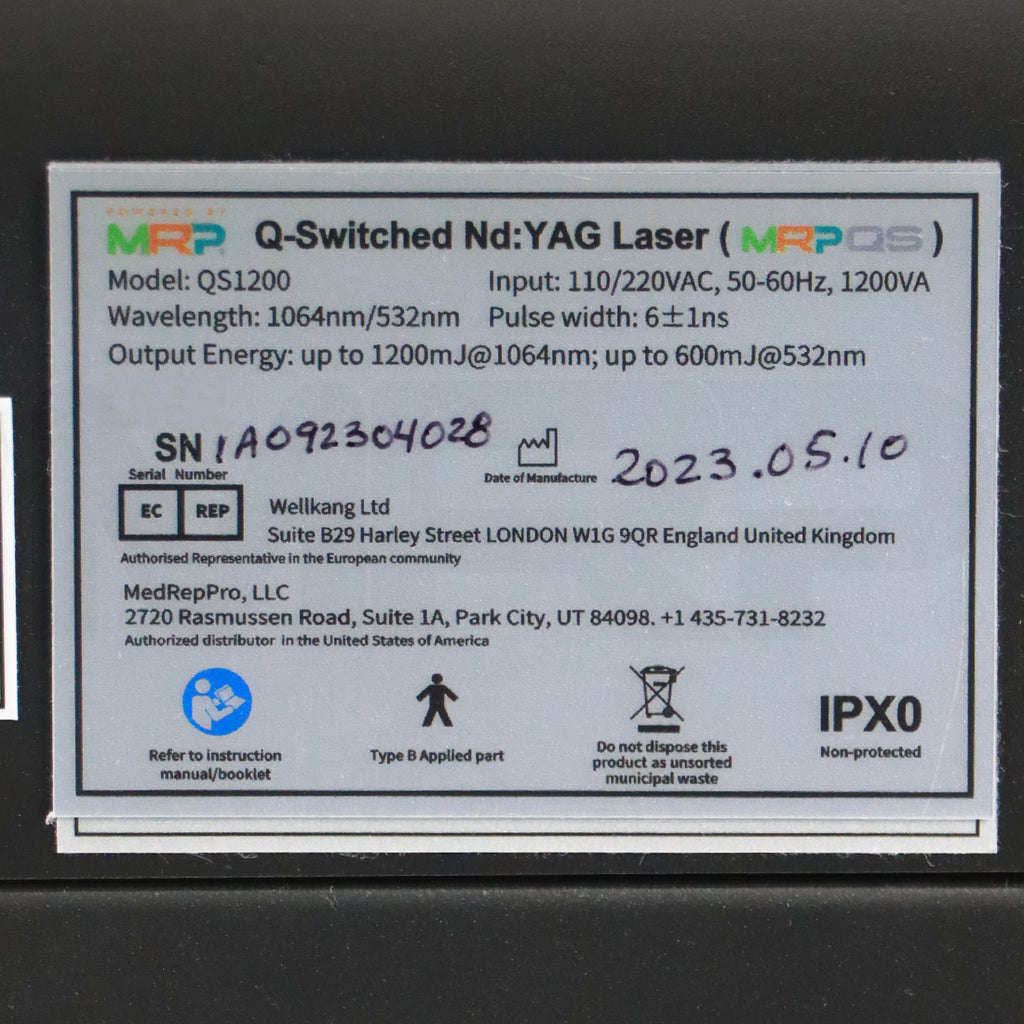 2023 Perigee MRP QS Q-Switched Laser System Serial