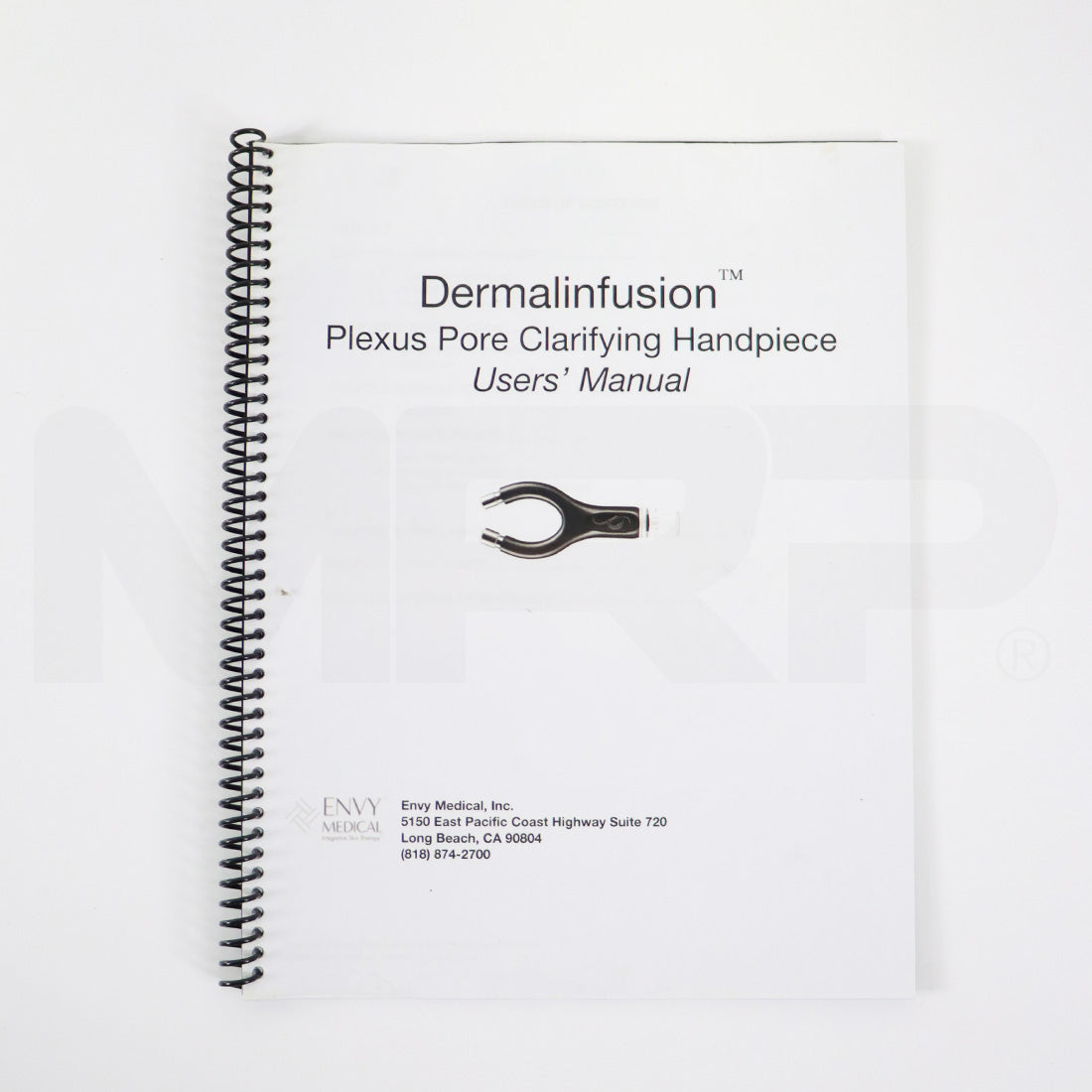 2016 Envy SilkPeel DermalInfusion Plexus Pore Clarifying Handpiece User Manual
