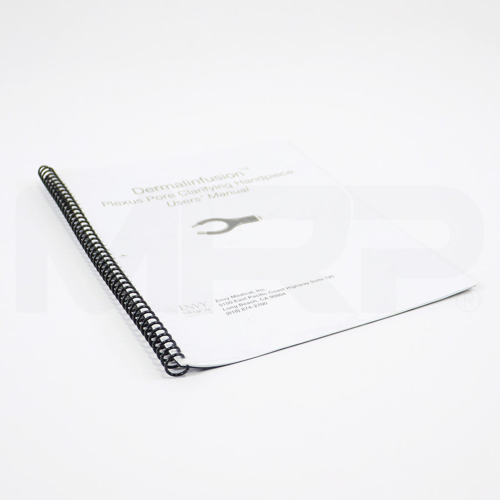 2016 Envy SilkPeel DermalInfusion Plexus Pore Clarifying Handpiece User Manual