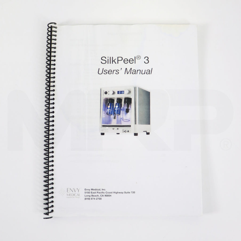 Envy Medical SilkPeel 3 User Manual Operator Guide RCA-DOC-0205