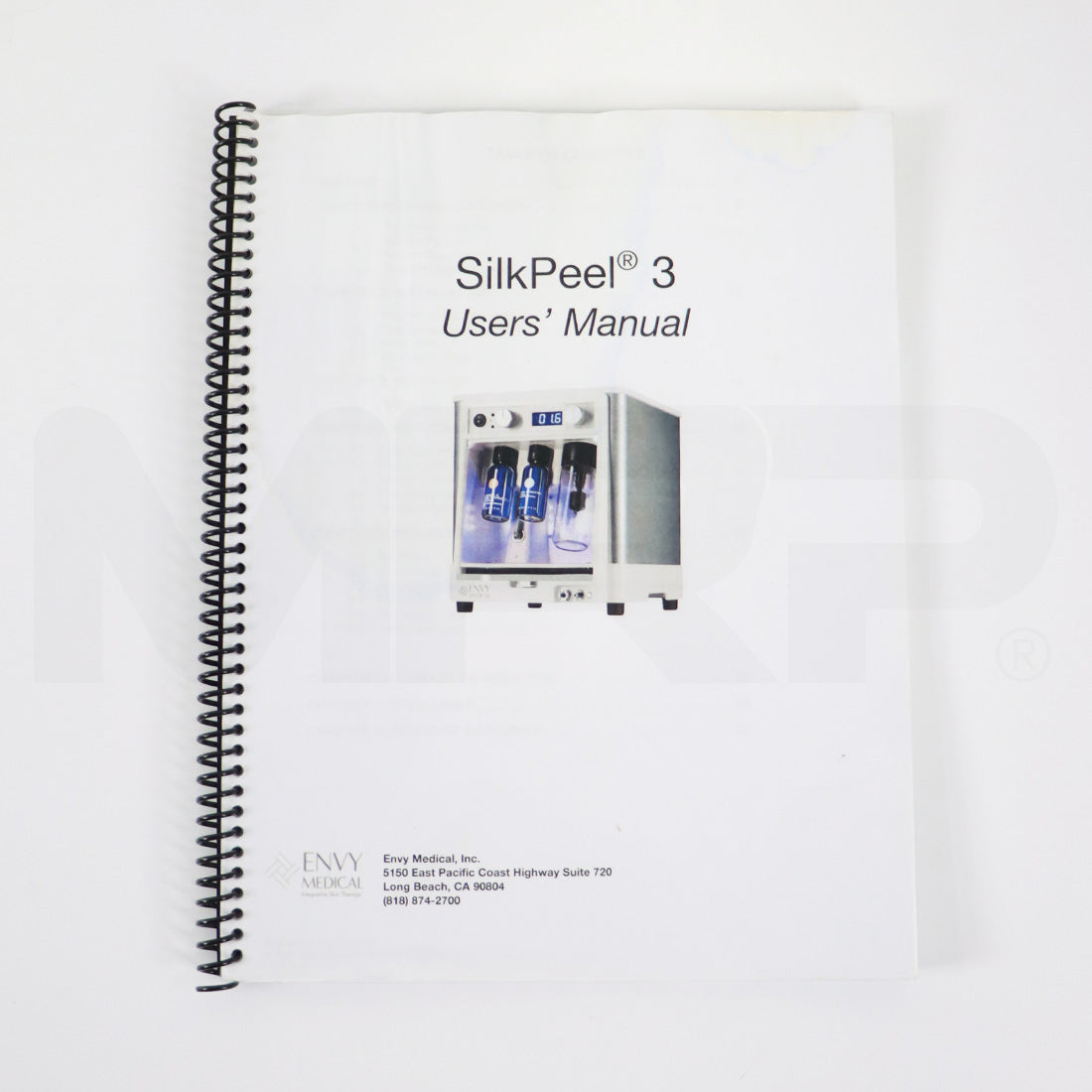 Envy Medical SilkPeel 3 User Manual Operator Guide RCA-DOC-0205