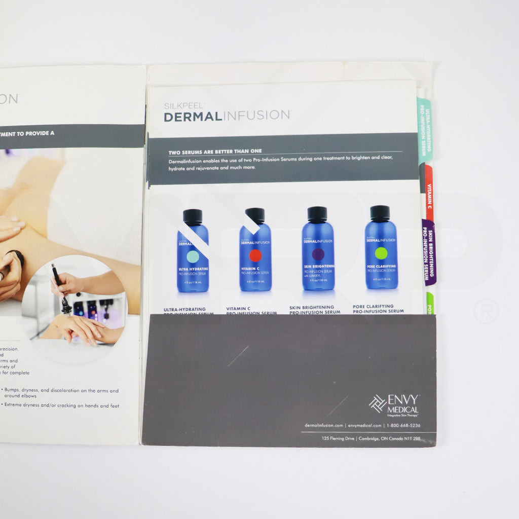 Envy Medical SilkPeel Dermal Infusion Info Packet