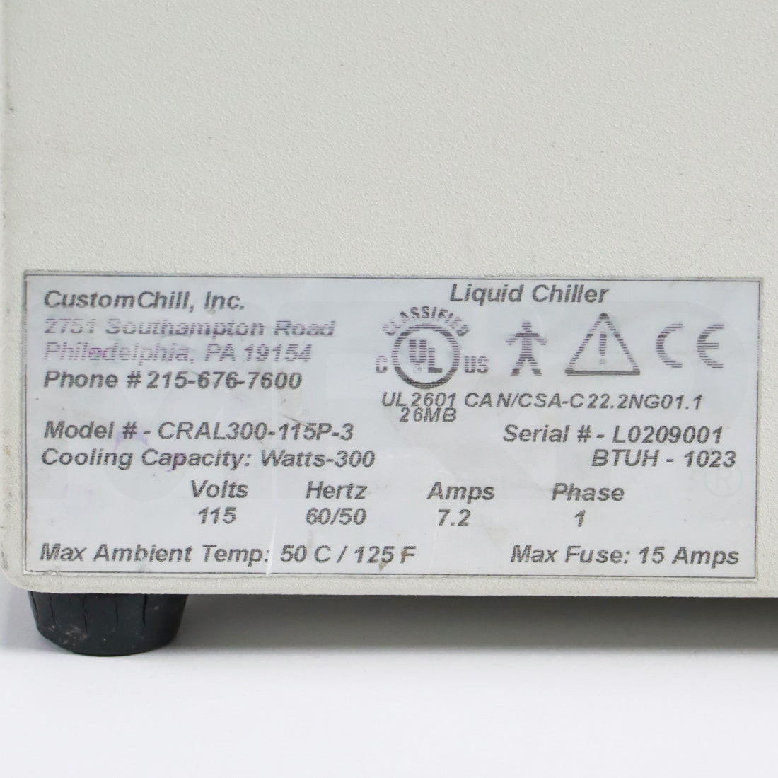Sciton CustomChill Liquid Chiller CRAL300 Compact Mini Portable Device