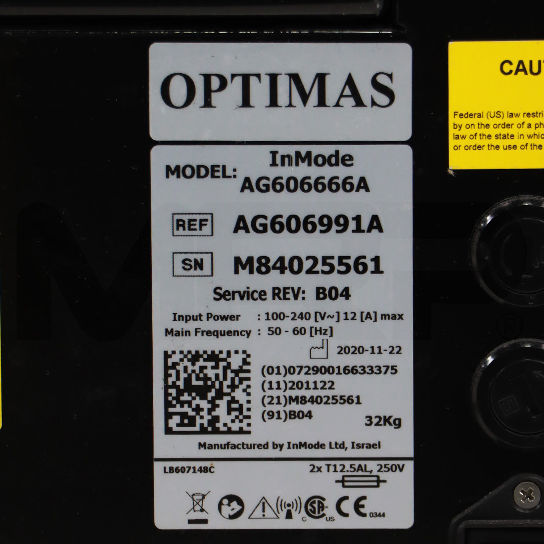2020 InMode Optimas Multi-Platform Skin Treatment & Hair Removal System