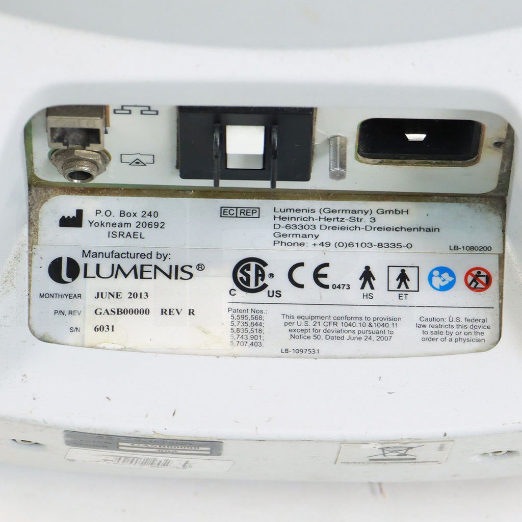 2013 Lumenis LightSheer Duet System Serial