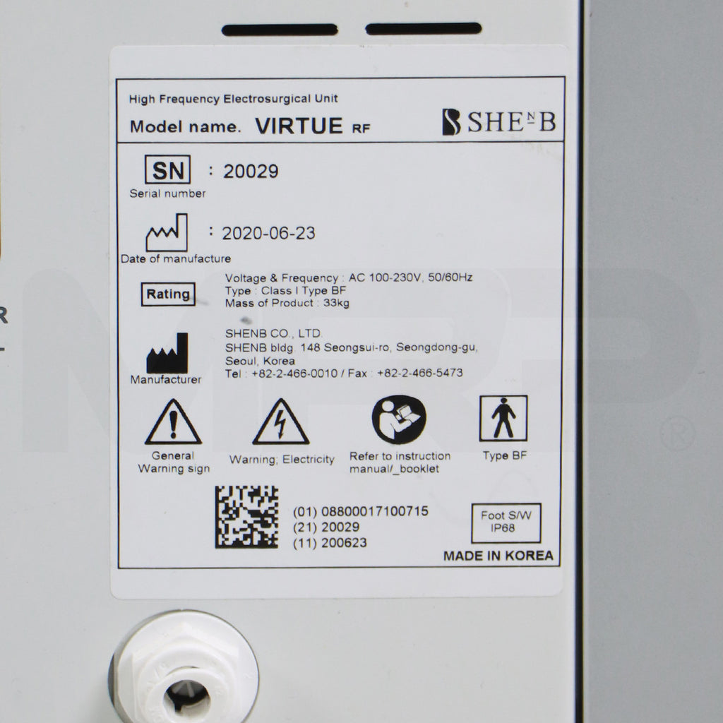 2020 Cartessa ShenB Virtue RF System Serial
