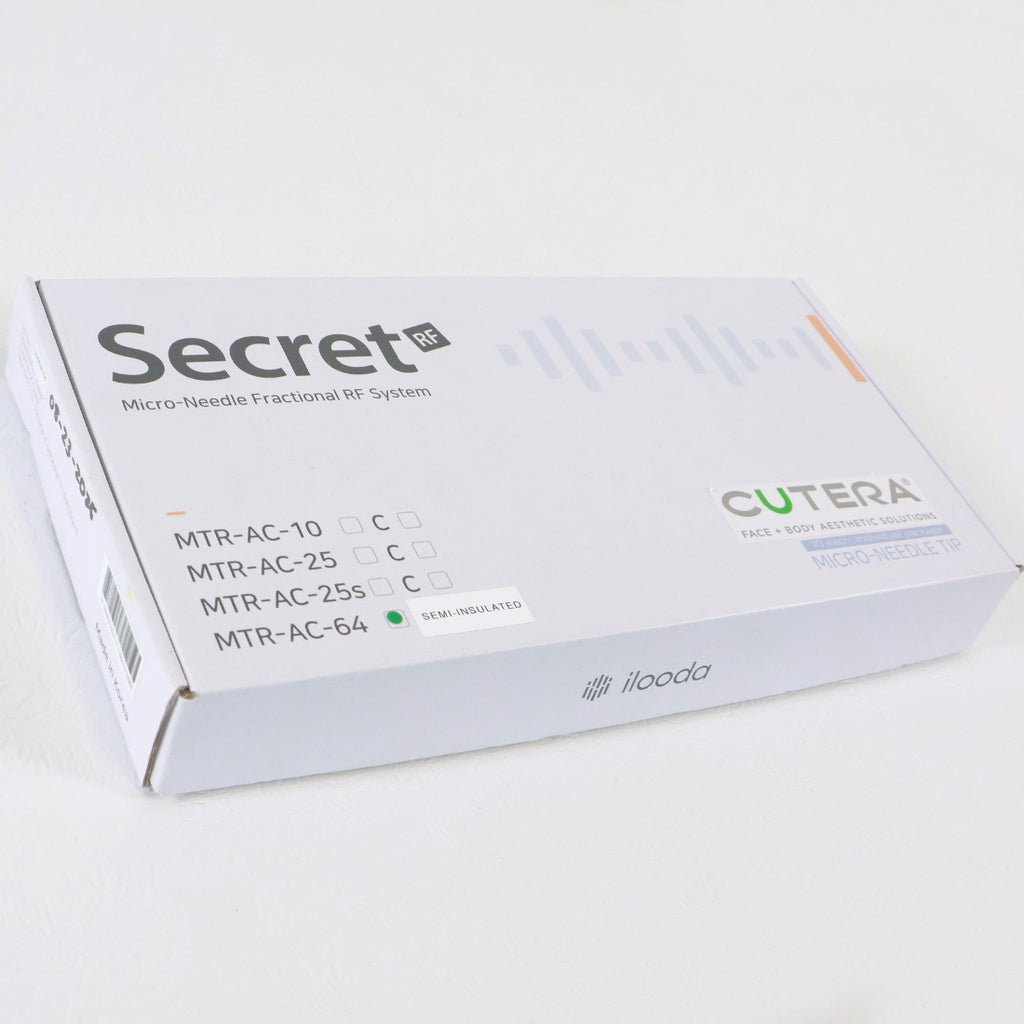 Cutera SecretRF Microneedle Tip 64-Pin Semi-Insulated MTR-AC-C-64 8pk 08/2025