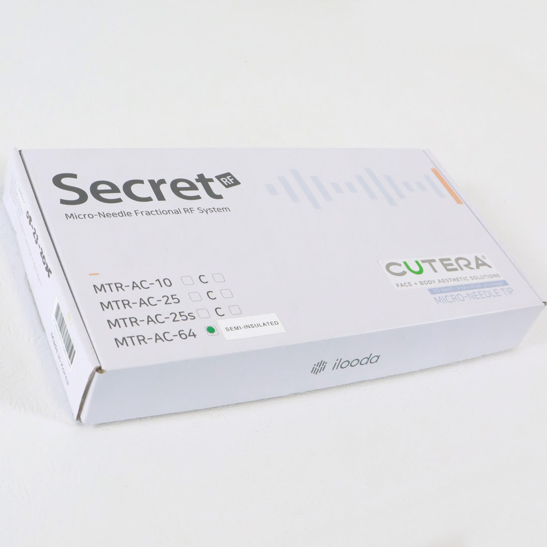 Cutera SecretRF Microneedle Tip 64-Pin Semi-Insulated MTR-AC-C-64 8pk 08/2025