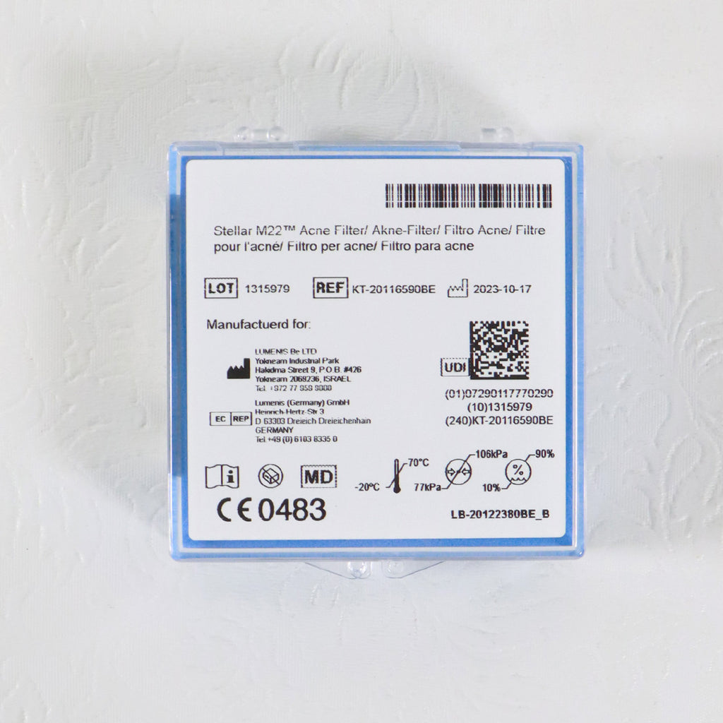 2023 Lumenis Stellar M22 IPL Acne Expert Filter KT-20116590BE Wavelength