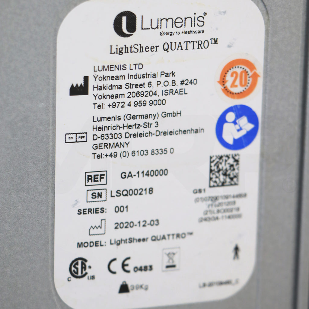 2020 Lumenis LightSheer Quattro Diode Laser Hair Removal System