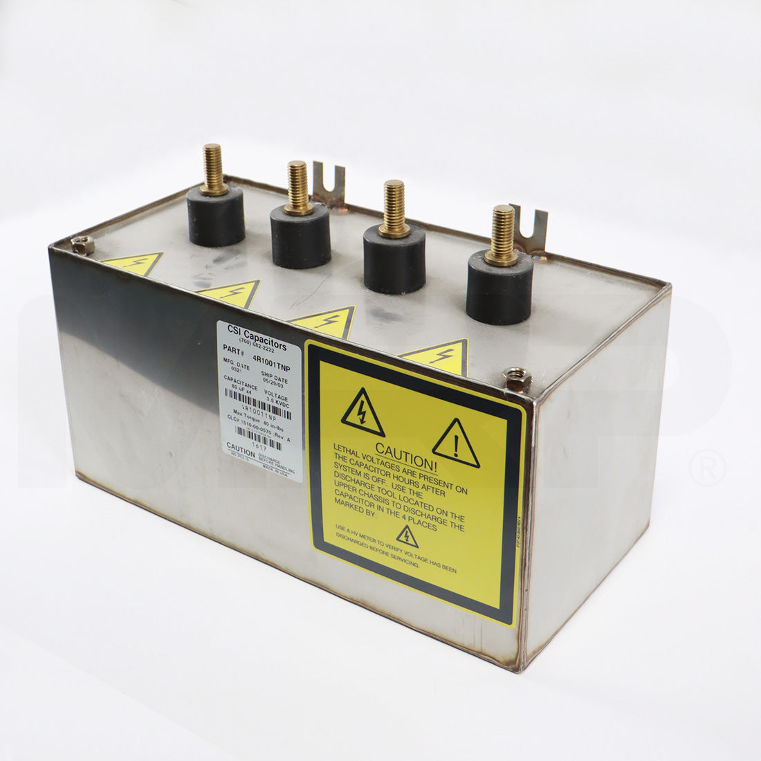 Candela VBeam1 Laser NWL Capacitors 12807 4x80 As-Is