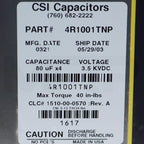 Candela VBeam1 Laser NWL Capacitors 12807 4x80 As-Is