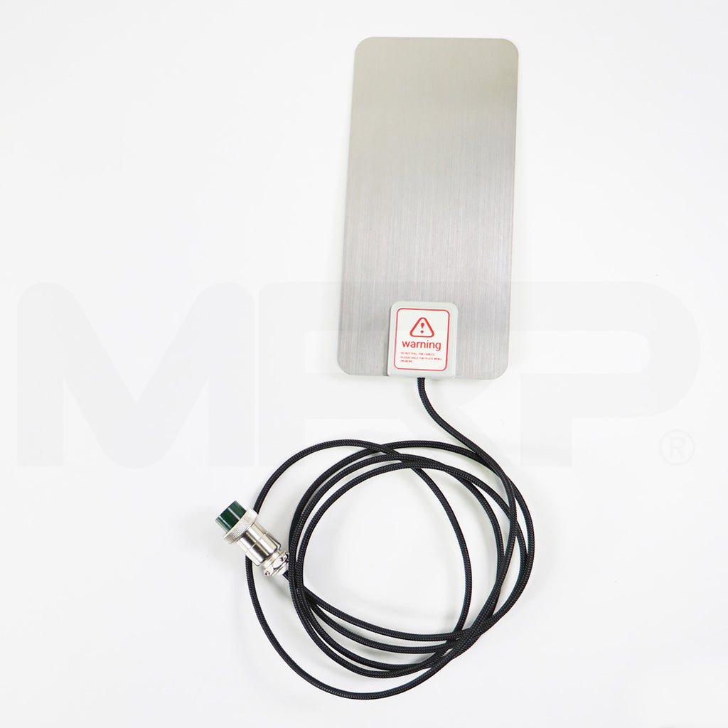 Agnes Medical Corded Metal Grounding Pad Return Electrode with Female 3 Pin
