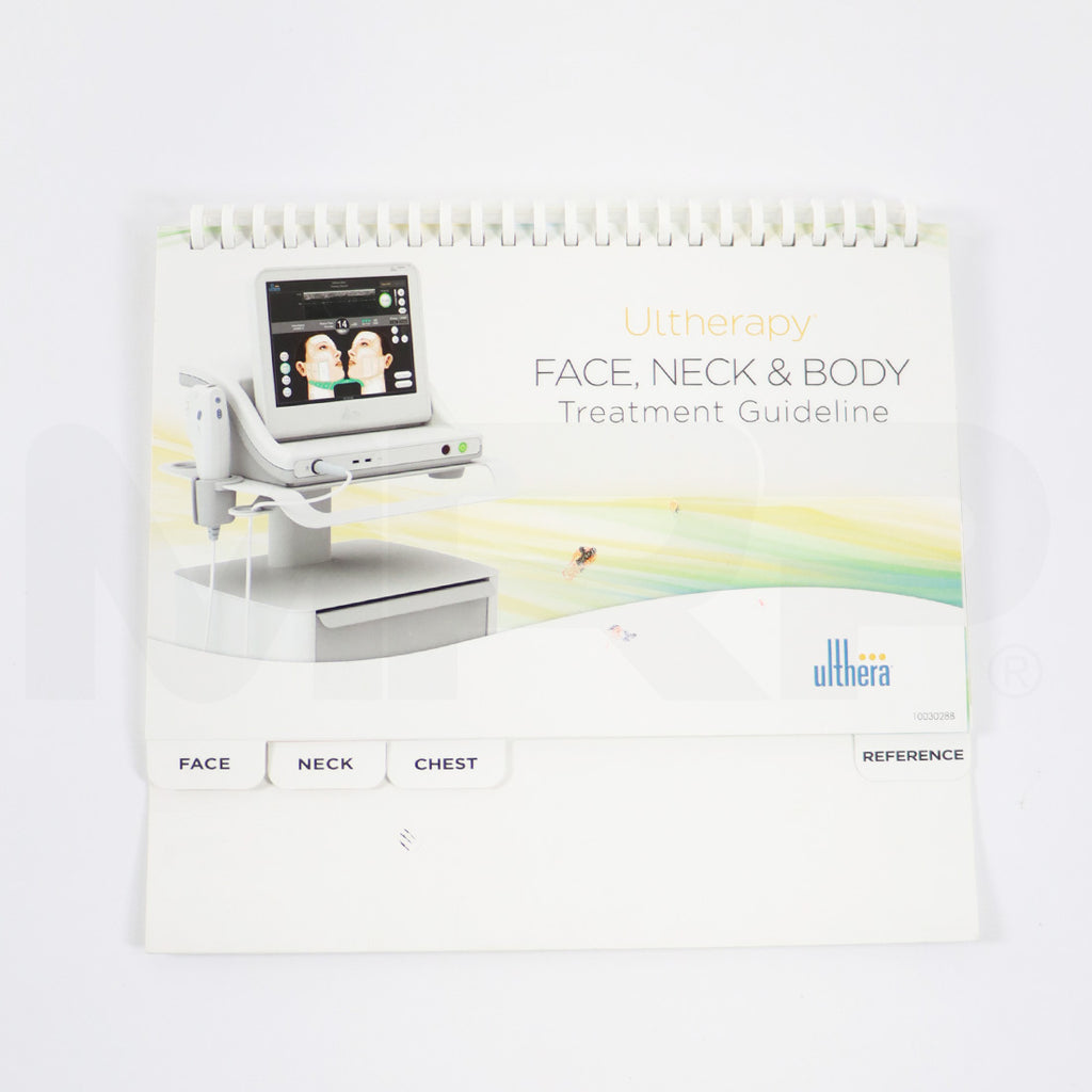 Ultherapy FACE, NECK & BODY Treatment Guideline "Stand Up" Quick Reference Book