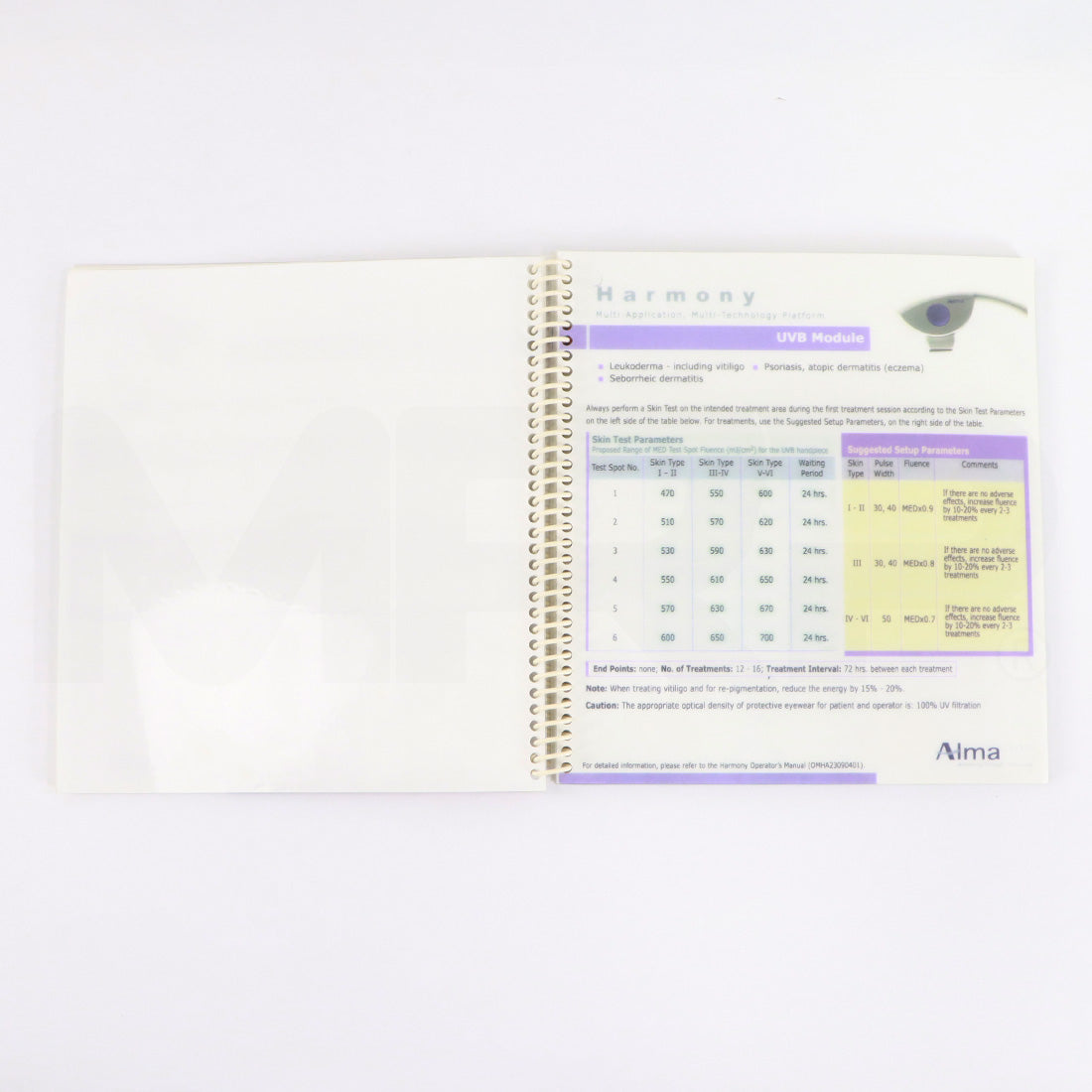 Alma Harmony Handpiece Quick Guide Page 4